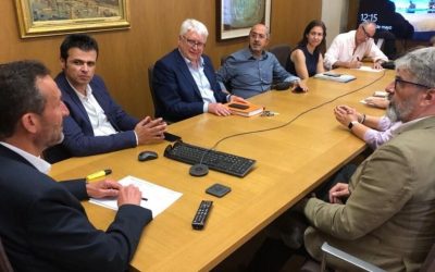 El Ayuntamiento estudia con la Comunidad de Propietarios del Polígono de Carrús la modernización del área industrial