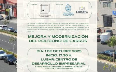 Satisfacción entre el empresariado del Polígono de Carrús por la inversión prevista de 470 mil euros